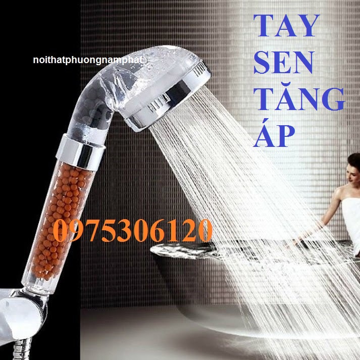 [HCM][NƯỚC MẠNH TĂNG ÁP] Tay Sen Tắm Vòi Hoa Sen TĂNG ÁP THỎI THAN HOẠT TÍNH TS4 KHÔNG DÂY SEN