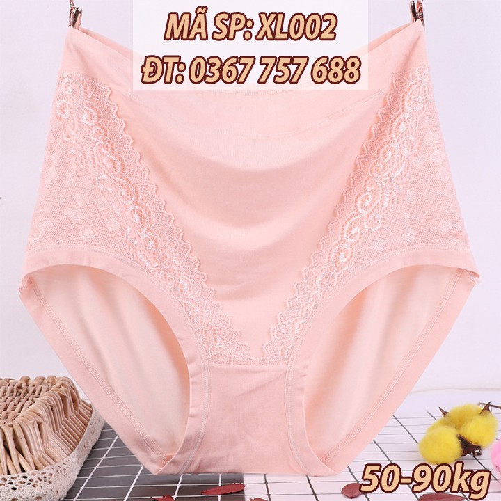 [HCM]Quần Lót Nữ Đẹp Cạp Cao Quần Lót Cotton Người Già Size Lớn XL002