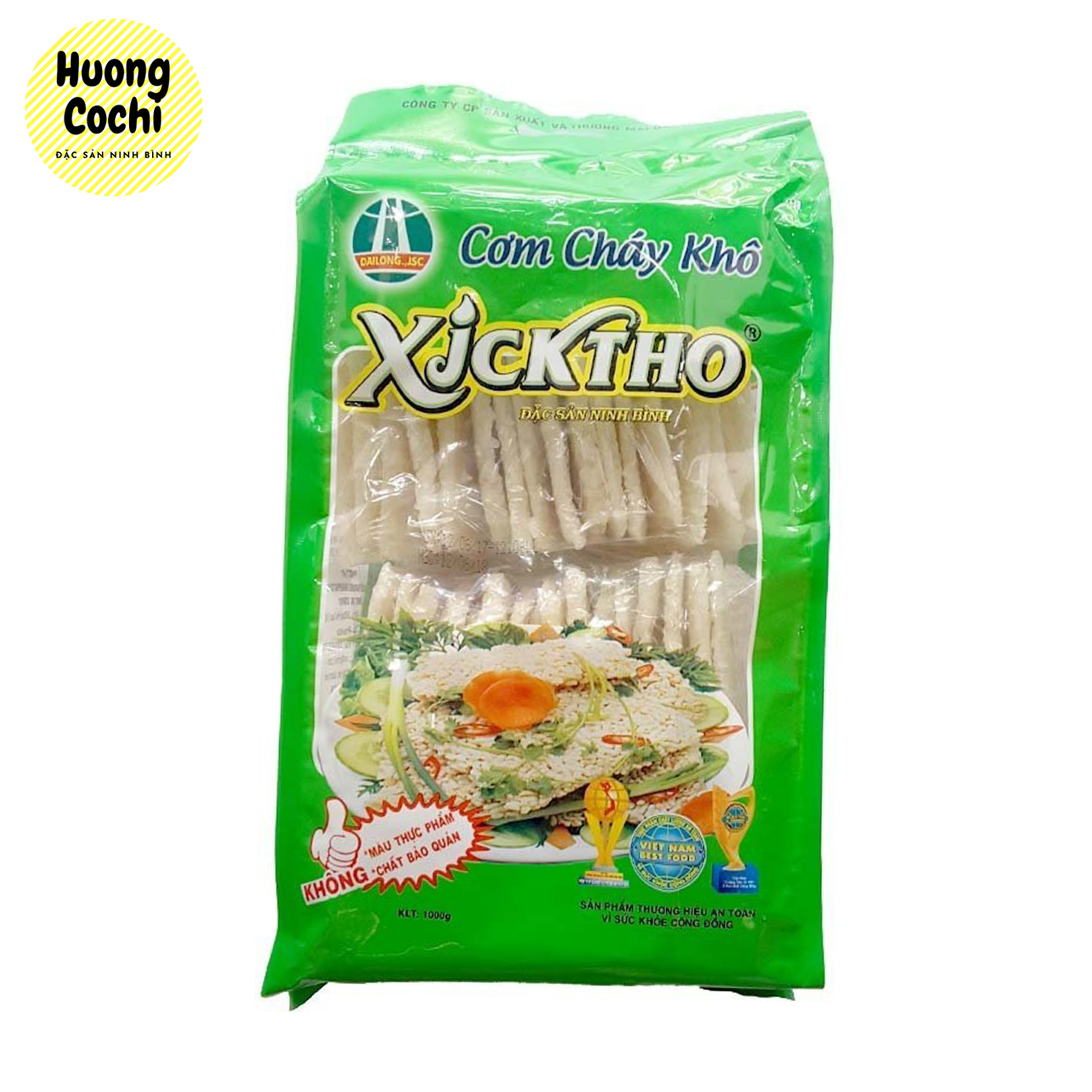 Cơm cháy khô Xicktho 01kg - Đặc sản Ninh Bình