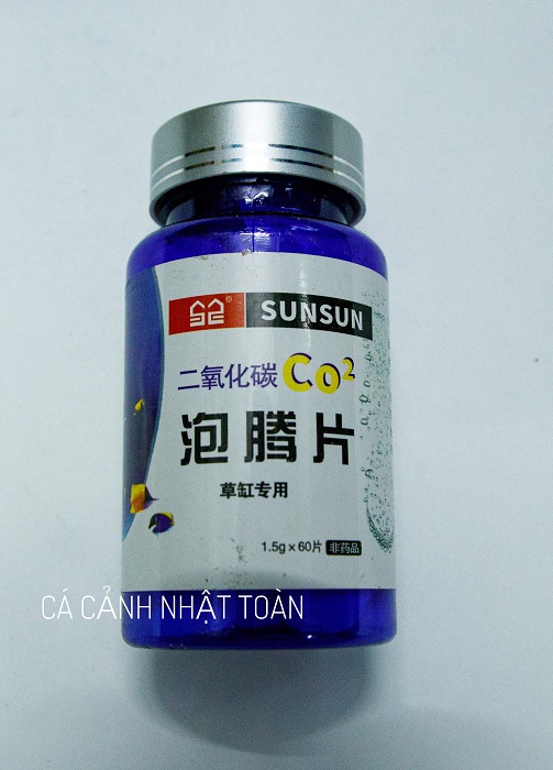 "hoàn tiền đến 10%" viên sủi co2 sunsun cho cây thủy sinh 5 viên lẻ