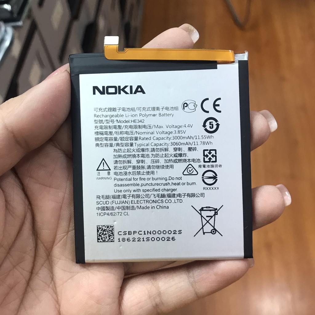Pin cho nokia x5, nokia 5.1 plus - dung lượng 3060mah