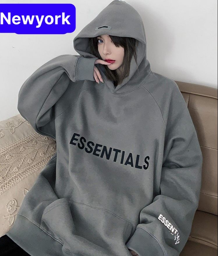 ÁO KHOÁC HOODIE NAM NỮ ESSENTIALS CHẤT NỈ DÀY PHOM FROM RỘNG PHONG CÁCH NHẬT BẢN SÀNH ĐIỆU-NEW YORK FASHION