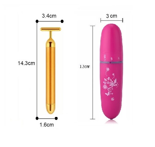 [Mua 2 Máy Massage Tặng 1 SP Kèm Ngẫu Nhiên) Massage mát mini cầm tay không dây - Electric Mini Vibrations Pouch Eye Pen (Bút Massage mini cầm tay, máy mát xa mắt mini)