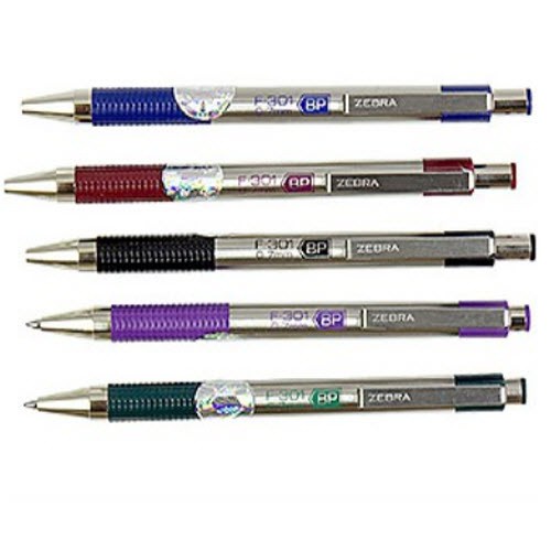 Viết bi bấm ZEBRA F-301 hàng chính hãng-ngòi viết 0.7mm