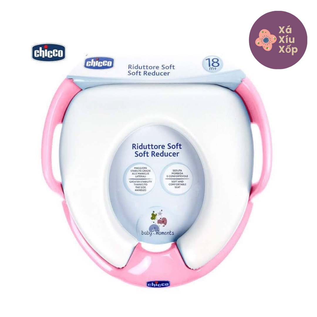 Lót bồn cầu Chicco cho bé, bệ ngồi toilet, thu nhỏ bồn cầu, bệ xí thu nhỏ cho bé