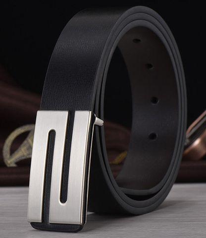 Thắt lưng nam, dây lưng nam , dây nịt nam chữ Z ( Số 2 ) màu bạc da PU bền đẹp