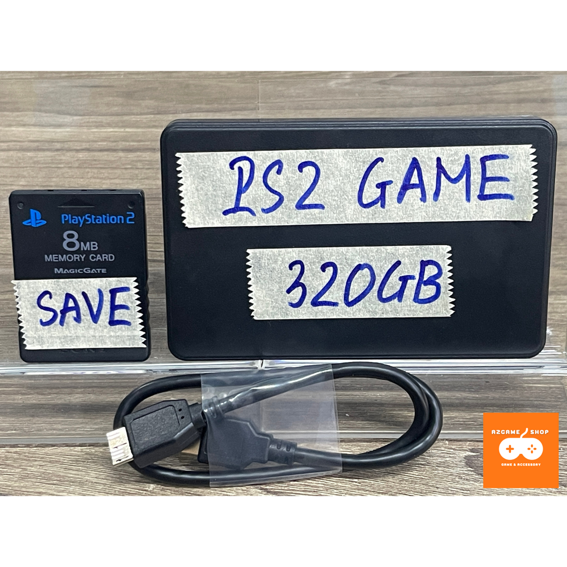 Combo ổ cứng ps2 + thẻ save chép full game ps2/ps1/gba/nes/snes...
