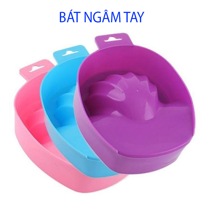 Bát ngâm tay làm móng tay bằng nhựa - Bát ngâm tay làm nail bền đẹp chuyên dụng cho dân làm móng