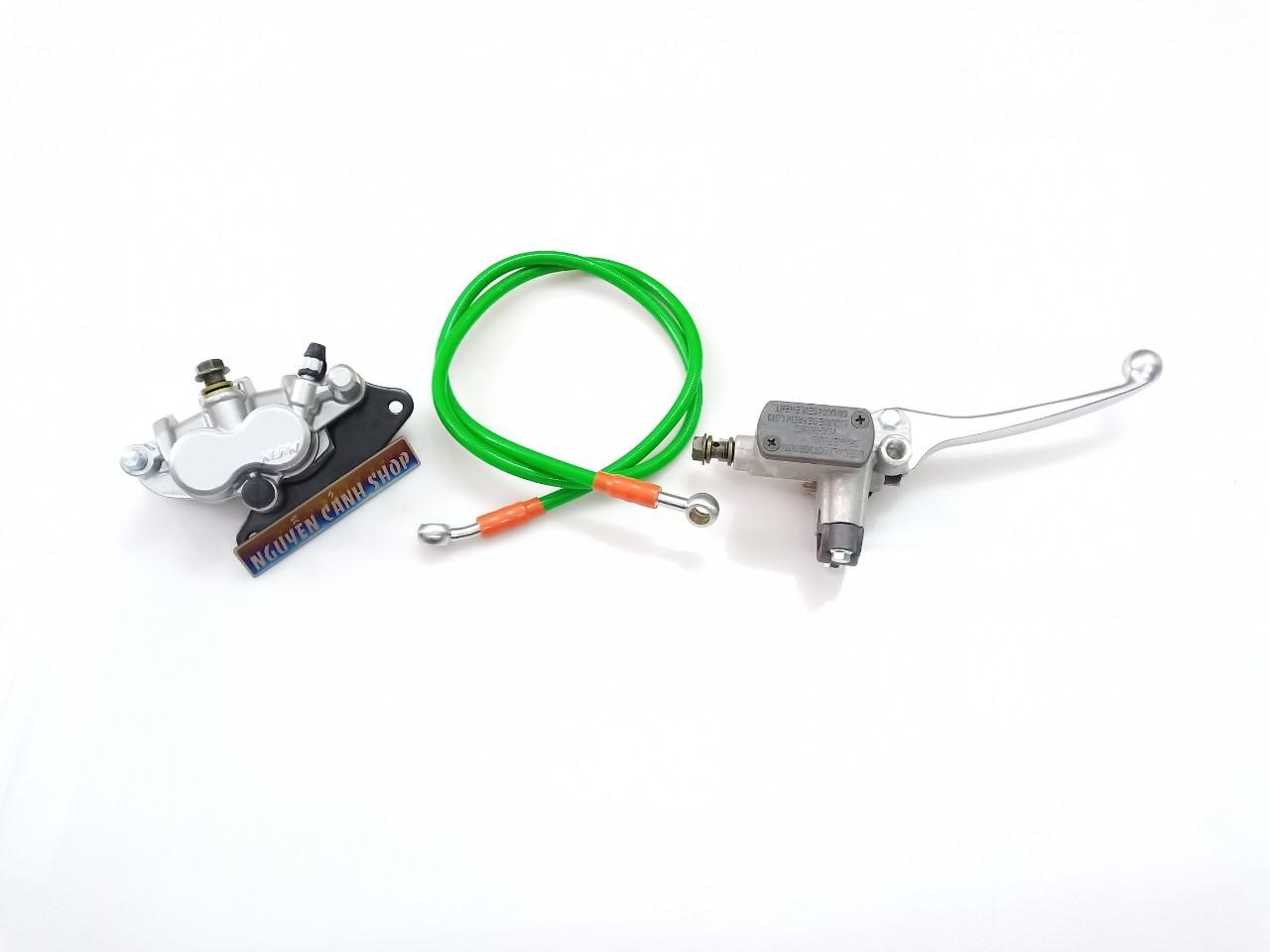 Heo dầu tay dầu dây dầu xe wave 100 heo bạc 2 bít combo 3 món