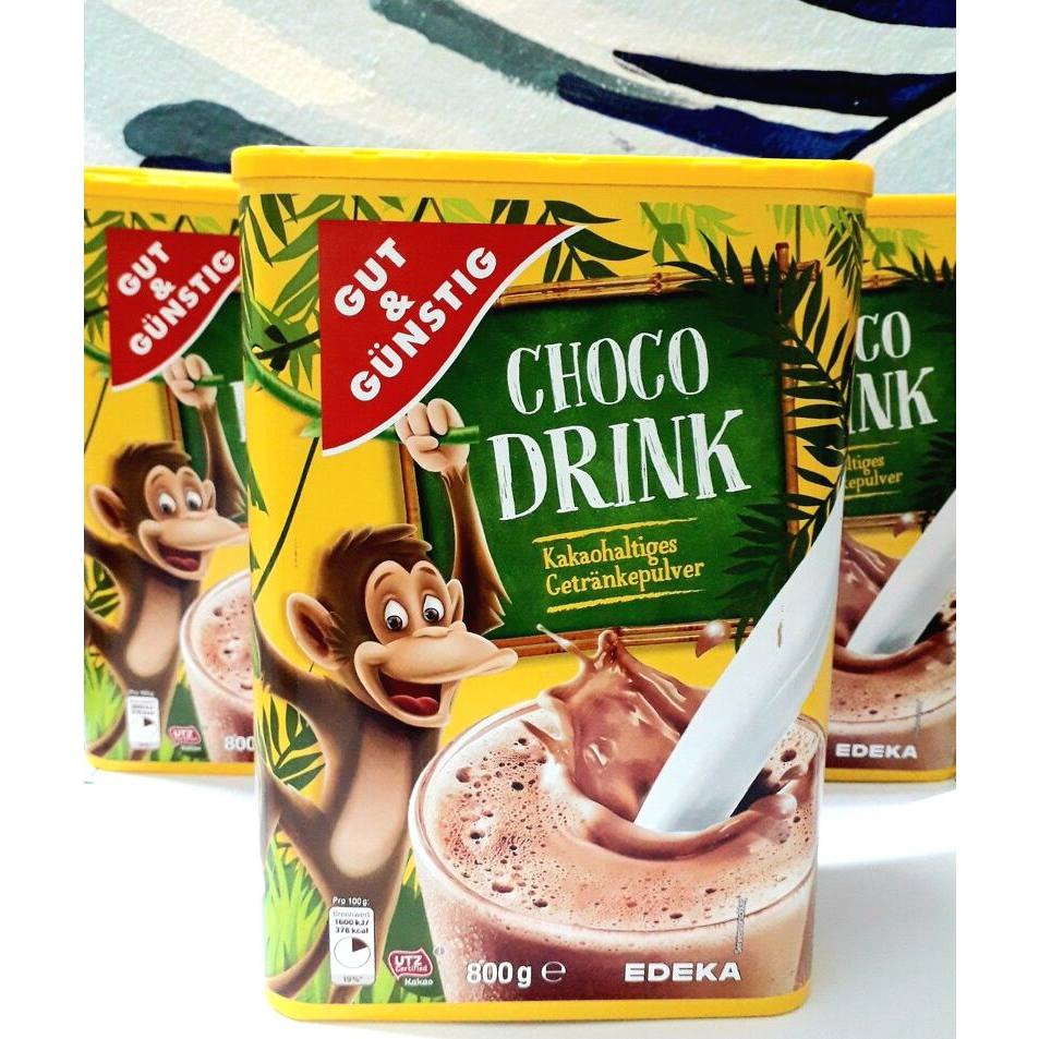 Bột cacao choco drink g&g 800g - hàng nội địa đức
