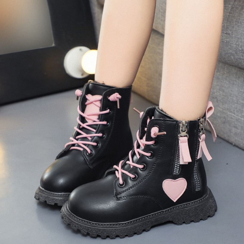 Giày bốt bé gái da mềm êm chân size 26-37 bg249