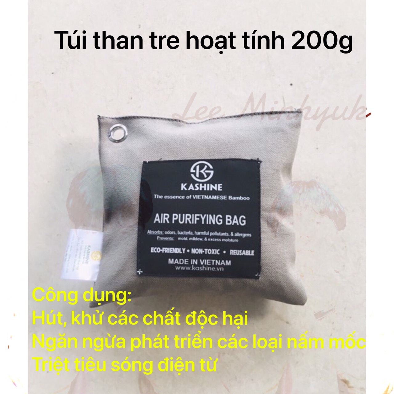 TÚI THAN TRE KHỬ MÙI, HÚT ẨM KASHINE (200 gr)