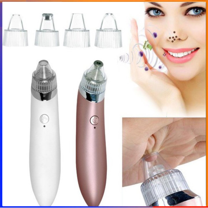 Máy hút mụn RT-8080,Máy hút mụn đầu đen dụng cụ làm sạch lỗ chân lông làm nóng giúp hút mụn cám, mụn đầu đen