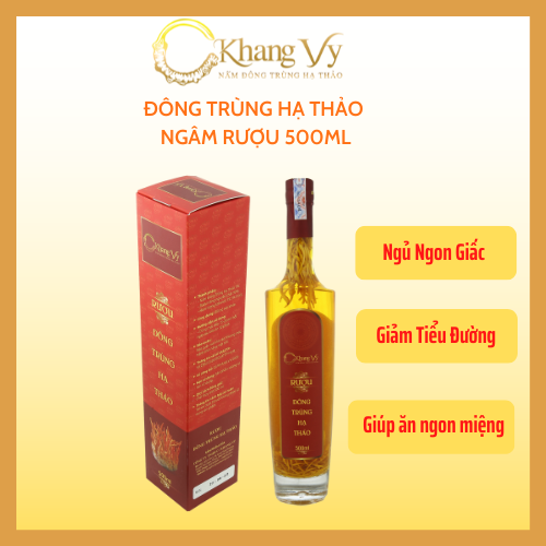 Đông trùng hạ thảo ngâm rượu C-Khang Vy