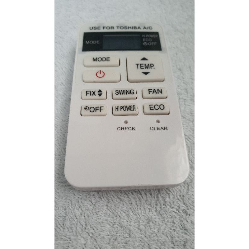 REMOTE ĐIỀU KHIỂN MÁY LẠNH INVERTER TOSHIBA NHỎ