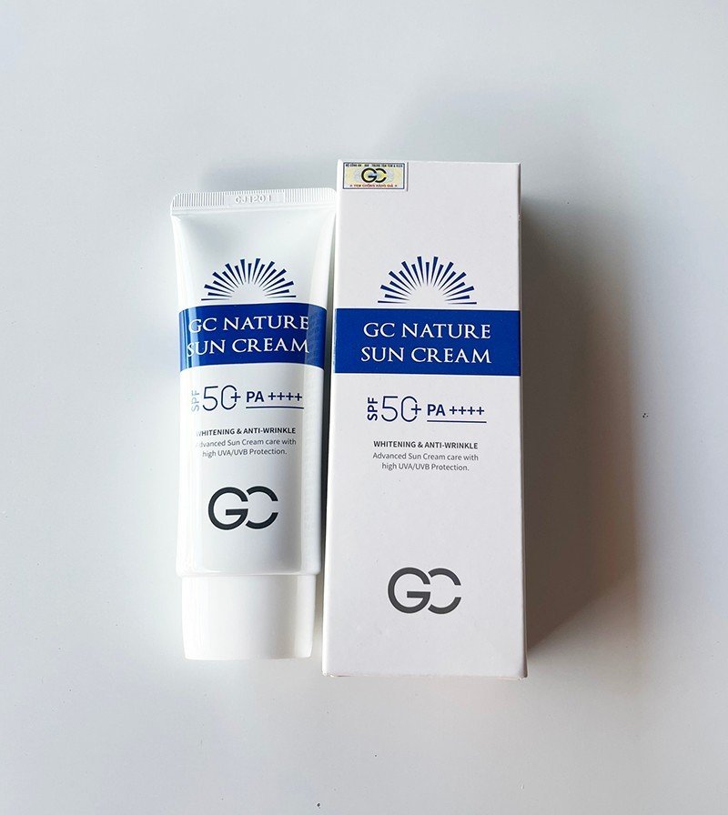 Kem Chống Nắng Nâng Tone Dưỡng Trắng GC Nature Sun Cream SPF 50+ PA++++ 60ml, Kem Chống Nắng Hàn Quốc 60ml - 2