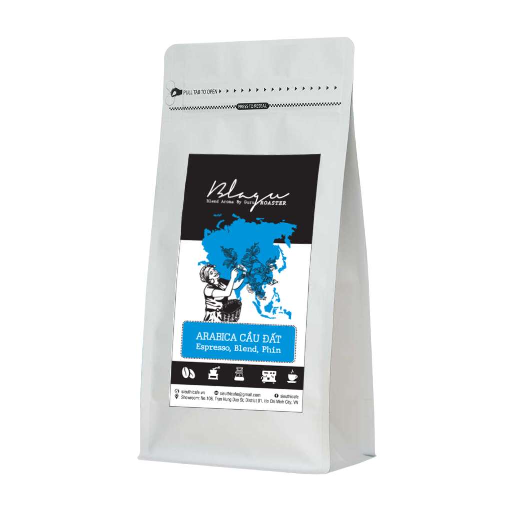 HCMCÀ PHÊ BLAGU HẠT ĐÃ RANG ARABICA CẦU ĐẤT MEDIUM ROAST
