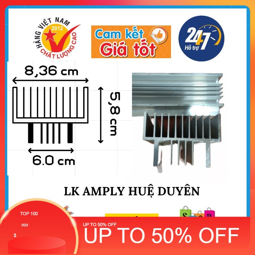 Nhôm 2u loại dài 17cm