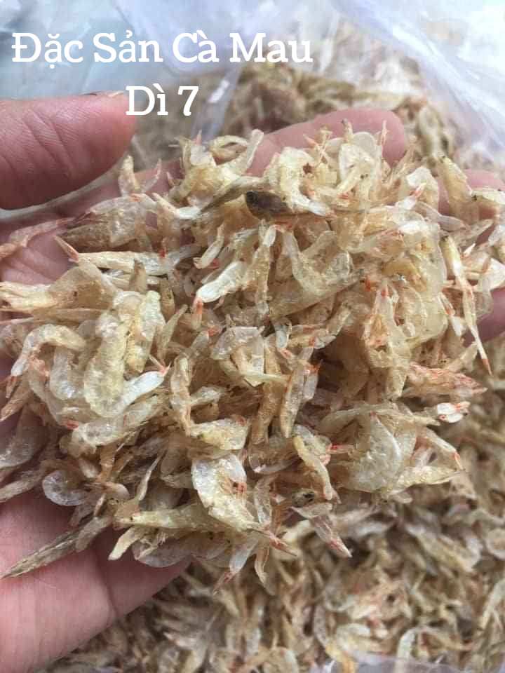 [1KG] Ruốc khô (Tép khô) Cà Mau trắng sạch đẹp nhà tự phơi