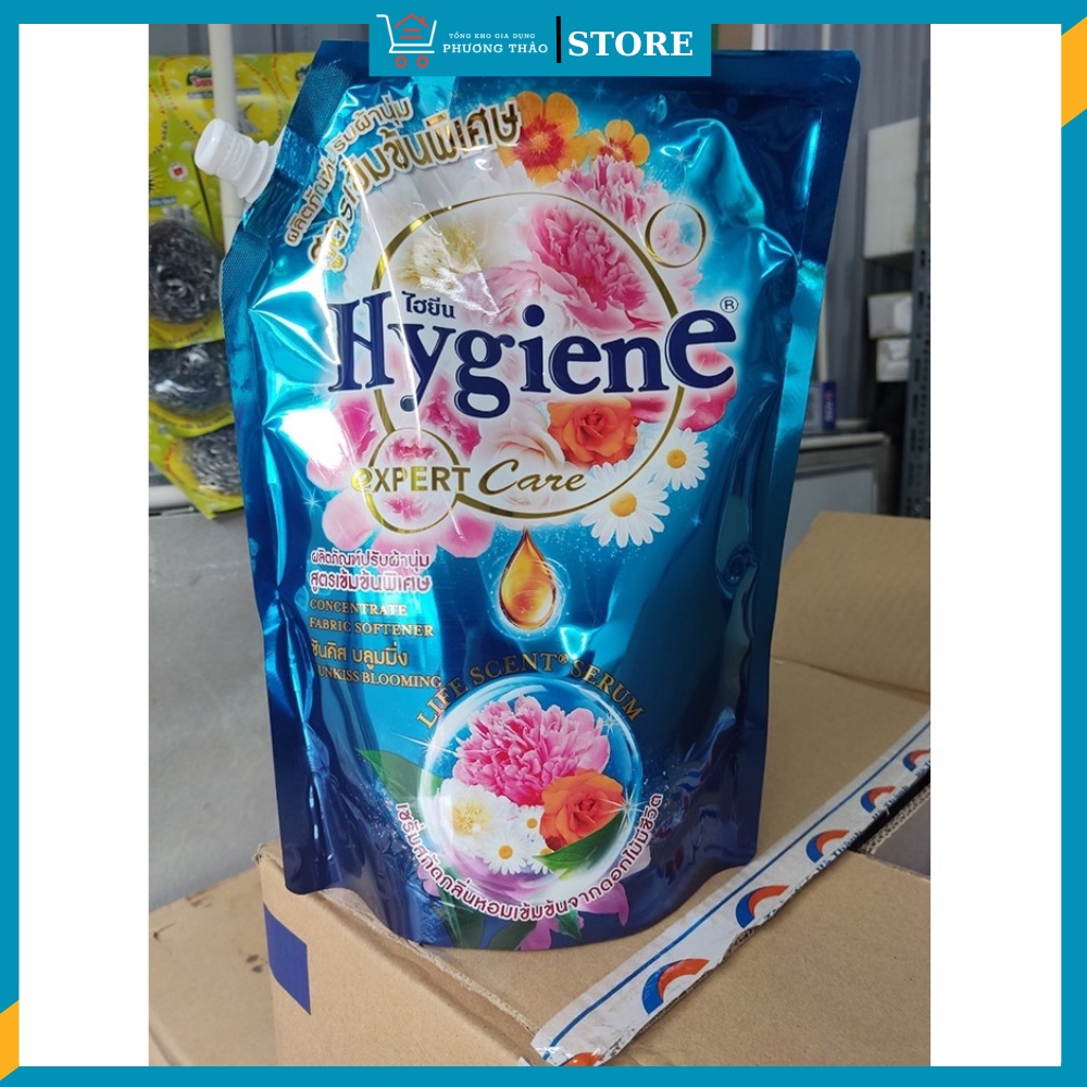 Nước xả đậm đặc siêu thơm thái lan hygiene túi 1.2l