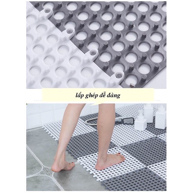thảm lót sàn cho chuồng chó mèo kích thước 30x30 cm làm từ nhựa