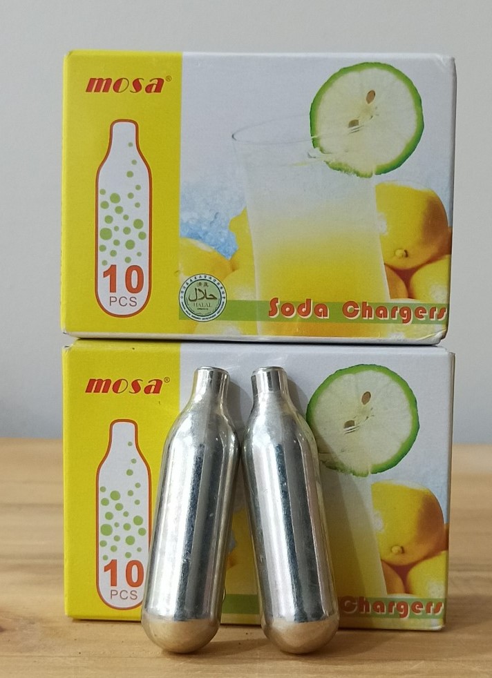 Gas co2 mosa dùng cho bình xịt soda, gas soda – hộp 10 viên