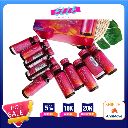 The collagen shiseido collagen dạng nước nhật bản 10 chai 50ml
