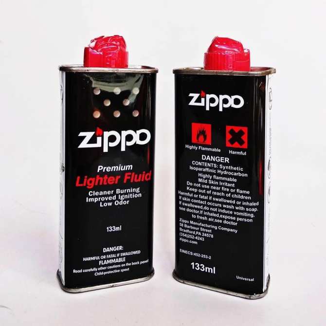 Chai Xăng Thơm Zippo 133ml Bén Lửa Tốt, Ngọn Lửa Xanh Đẹp, Phụ Kiện Cho Hộp Quẹt Bật Lửa Zippo - Xăng Zipo