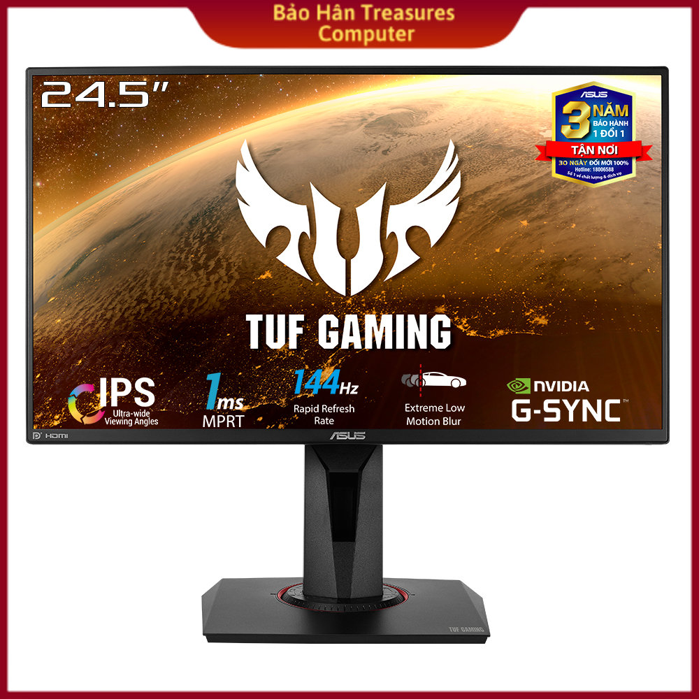 Màn hình game asus vg259q 24.5 inch fhd ips 144hz- hàng chính hãng