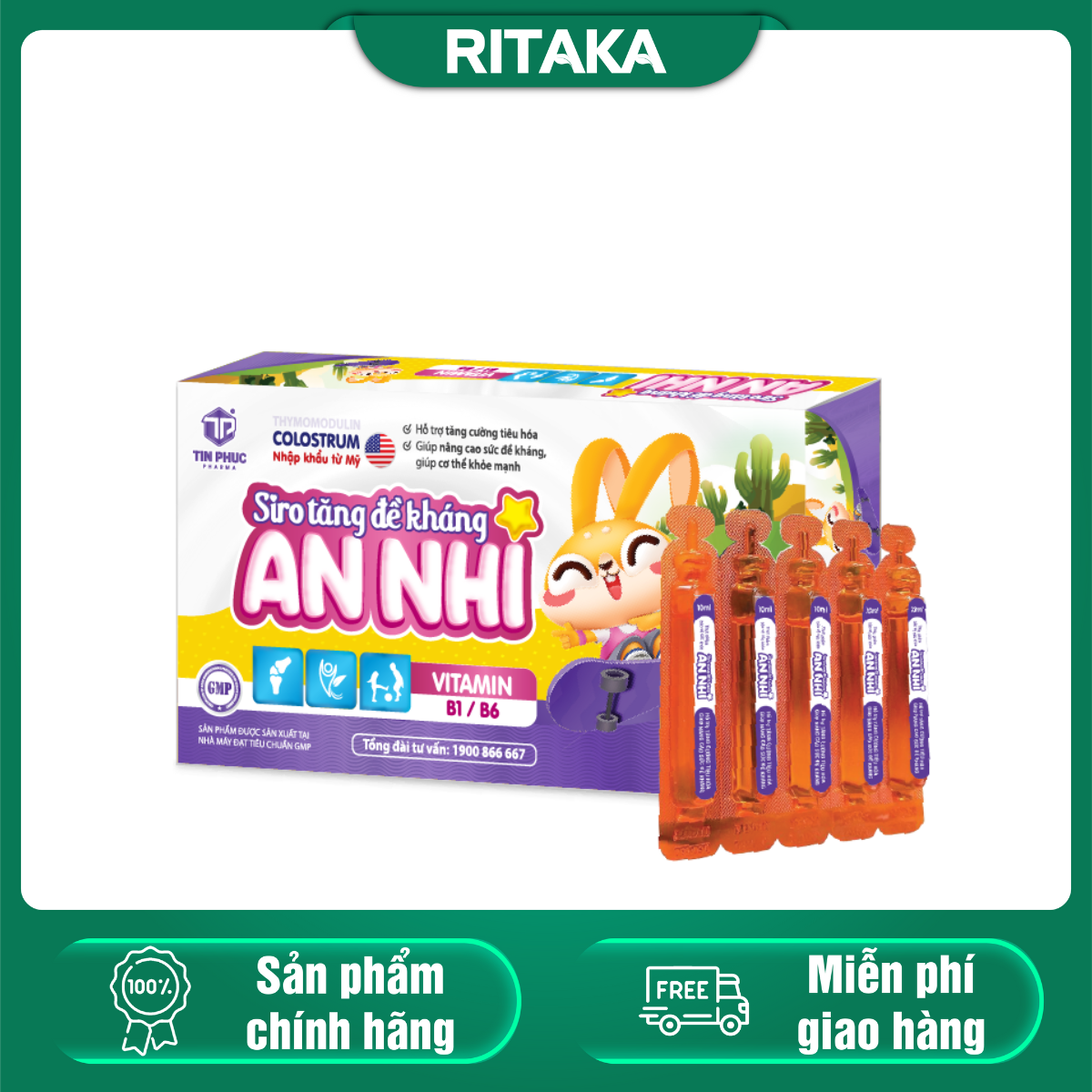 Siro tăng đề kháng an nhi