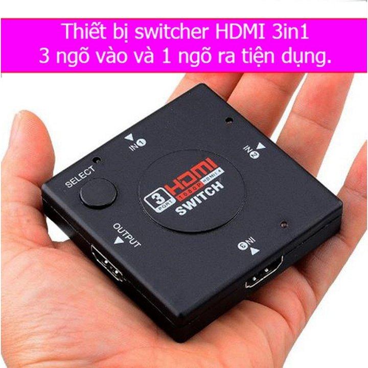 Bộ gộp hdmi 3 cổng vào 1 cổng ra