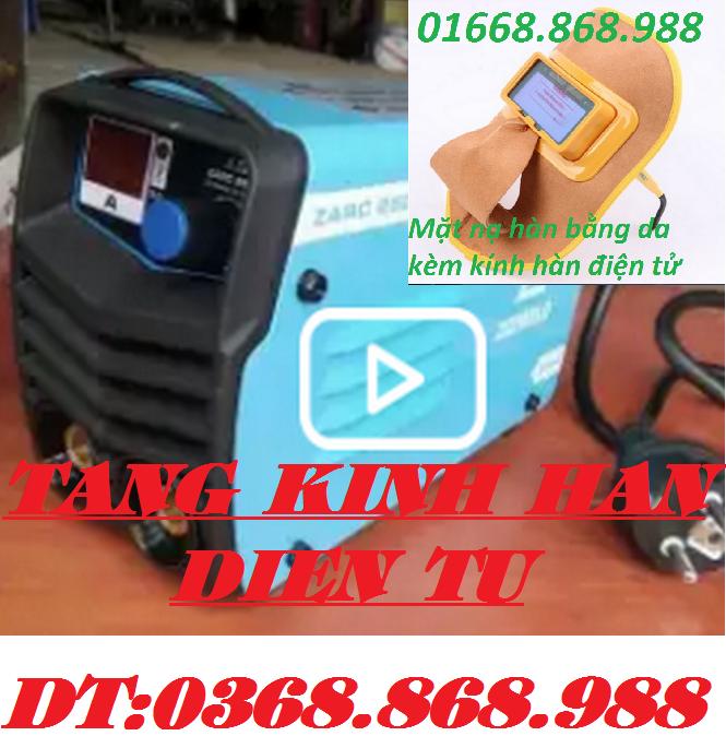 Máy hàn điện tử mini gia đình MMA200 tặng kính hàn điện tử.