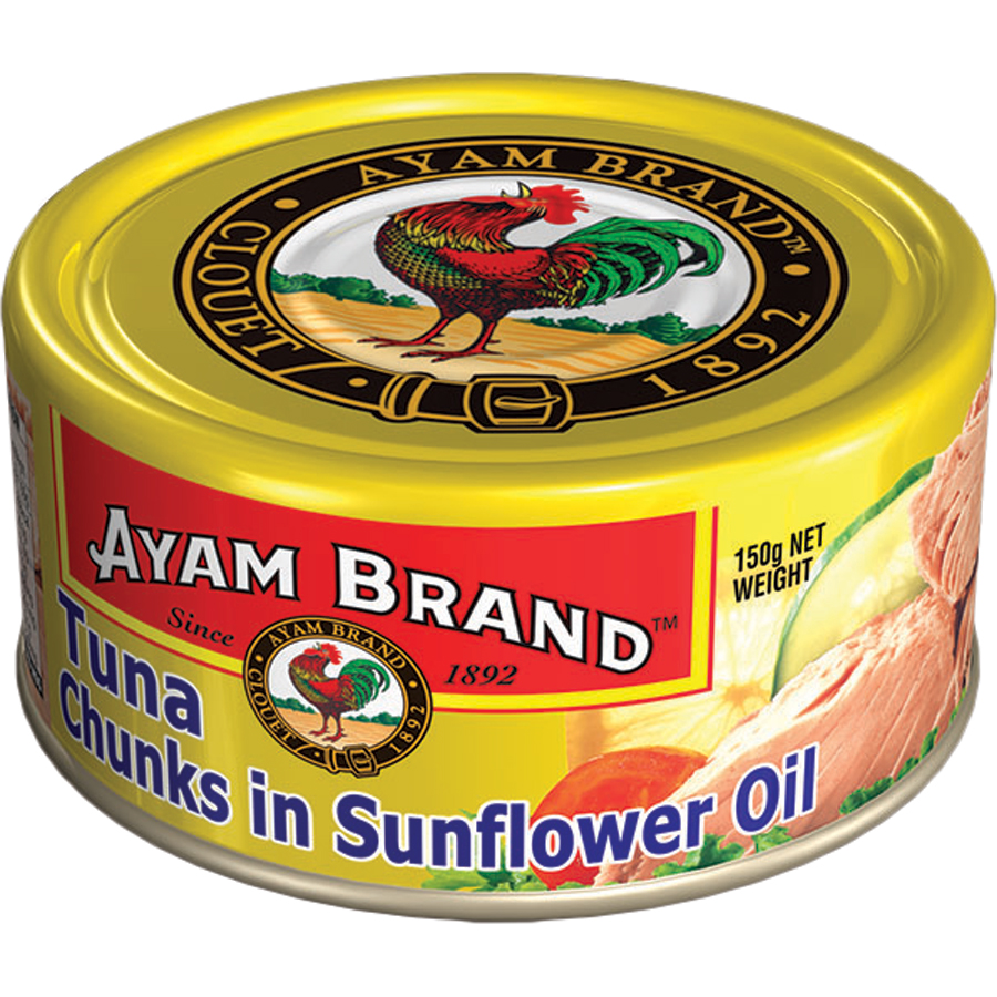 Cá Ngừ khúc ngâm dầu Hướng dương Ayam ,150g/hộp