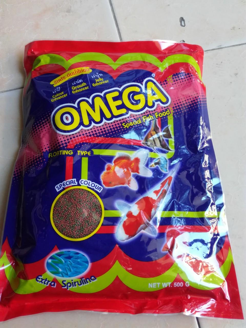 [HCM]Thức Ăn Cá Omega 500g (Viên Vừa kt 3mm)