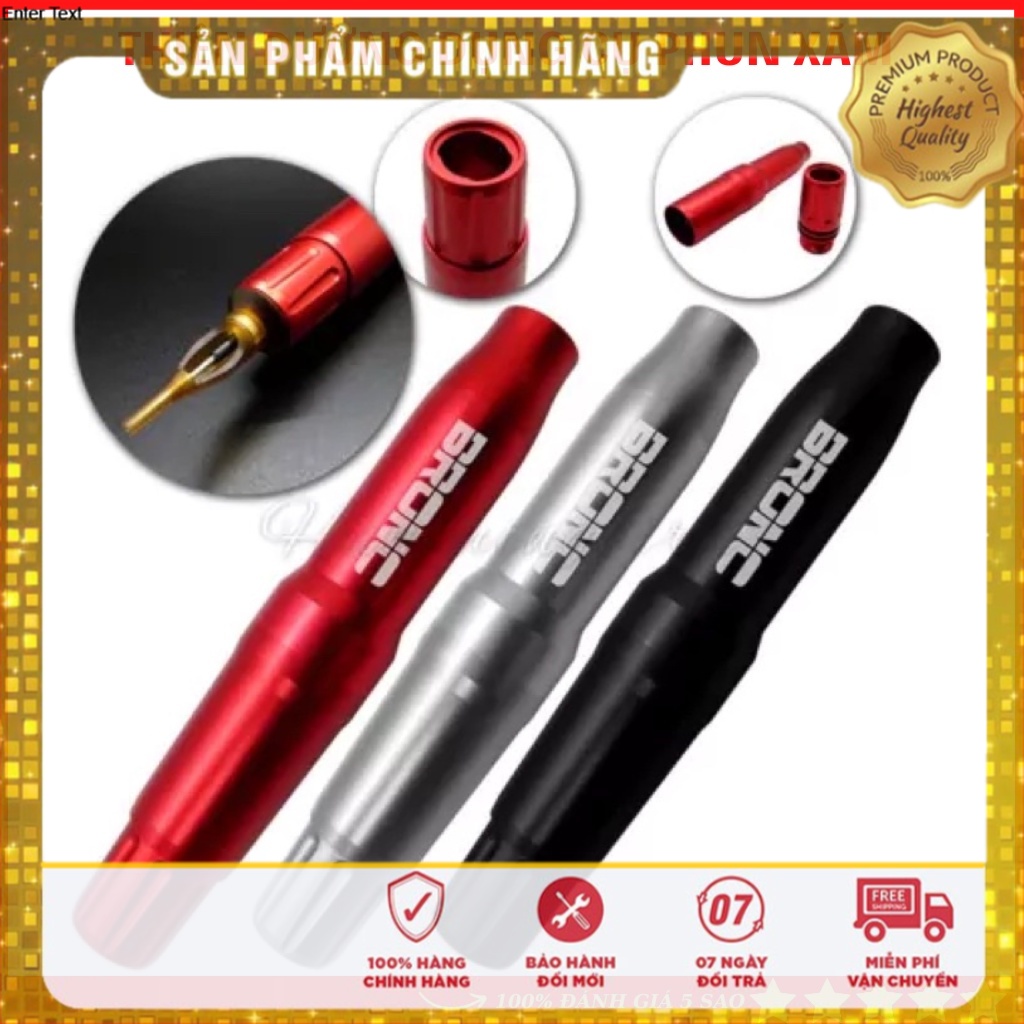 Máy pen bronc chuyên phun xăm thẩm mỹ, tatto chất liệu cao cấp chạy êm - dcpx