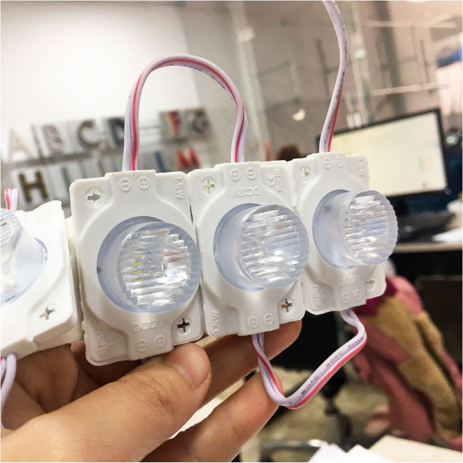 Led rọi mắt trâu 1,5w dây 10 bóng