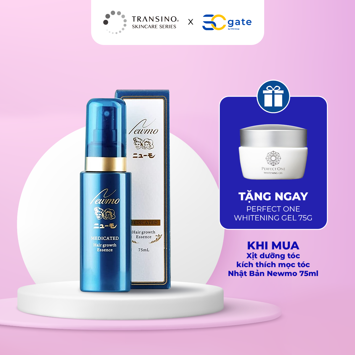 Xịt dưỡng tóc kích thích mọc tóc Nhật Bản Newmo