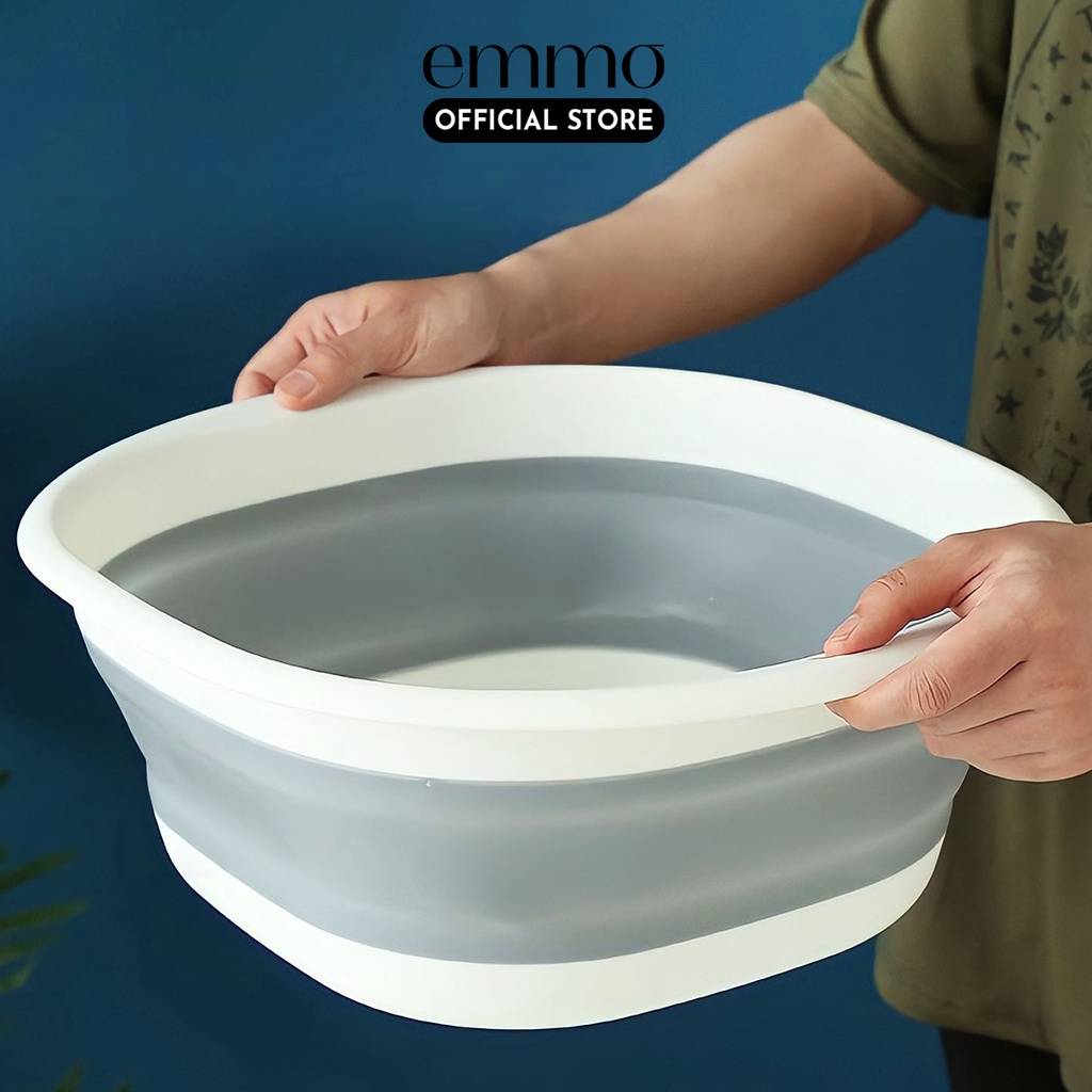 Thau gấp gọn, chậu xếp gọn silicon đa năng emmo – folldig