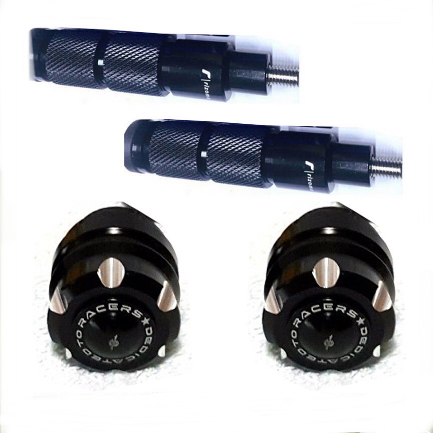Combo gù chống đổ trước có chụp và gù chống đổ sau kiêm gác chân k9