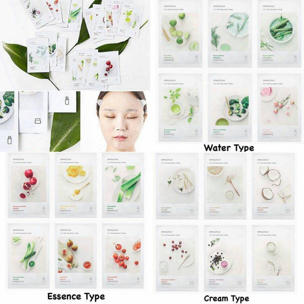10 Mặt Nạ Giấy Innisfree Hàn Quốc Bất Kỳ Loại Dày Hàng Cao Cấp