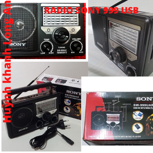Radio nghe đài, nghe nhạc so ny 999 usb tiếng trong, thanh, nhận sóng dễ dàng, pin trâu