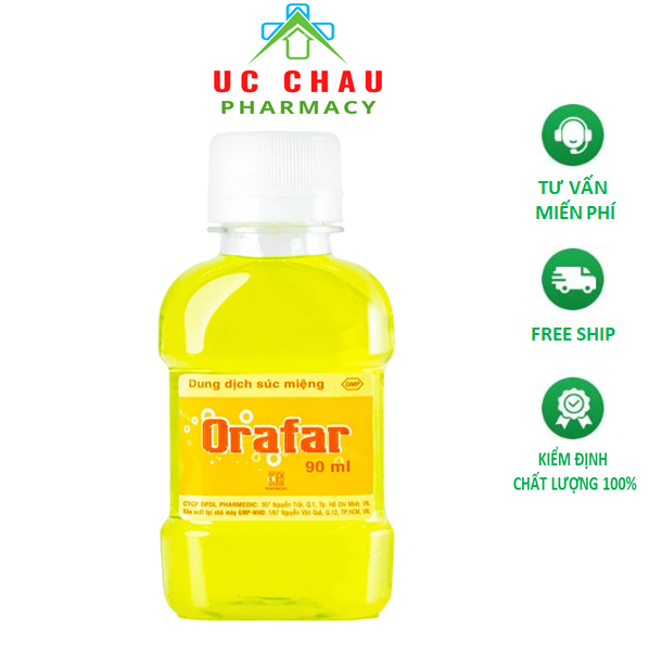 Dung dịch Súc miệng ORAFAR , Bảo vệ răng miệng, sạch mùi hôi