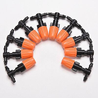 10 Béc tưới phun sương cam đơn kèm tê 6mm - Hệ thông phun sương làm mát tưới lan, cây cảnh