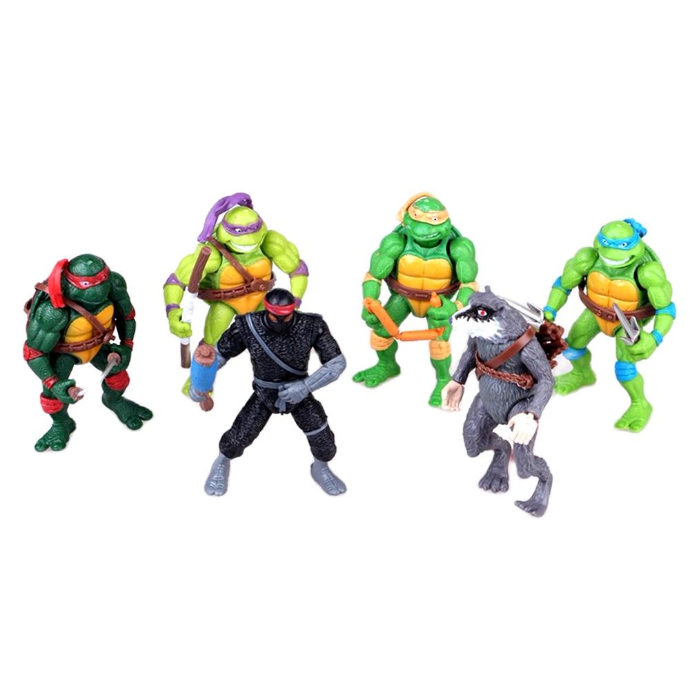 [HCM]Bộ 06 Mô Hình Đồ Chơi Ninja Rùa - Ninja Turtle 12cm