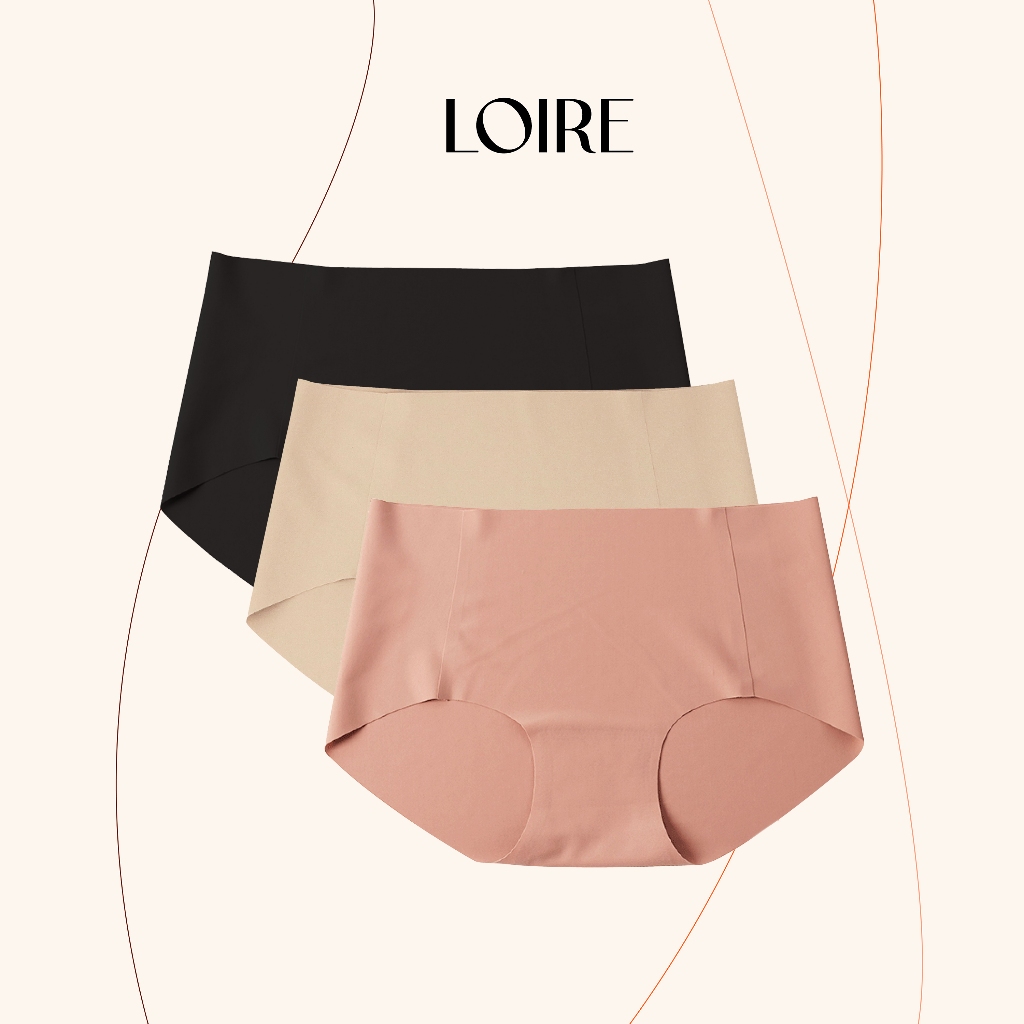 Combo 3 quần lót su đúc không viền cao cấp loire qsd08