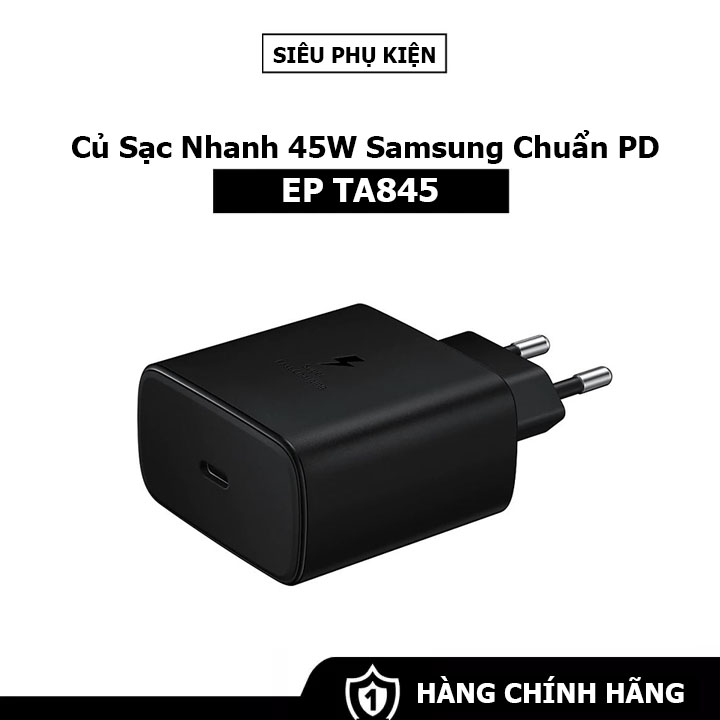 Củ Sạc Nhanh Samsung 45W Chuẩn PD (PPS) Cổng USB-C