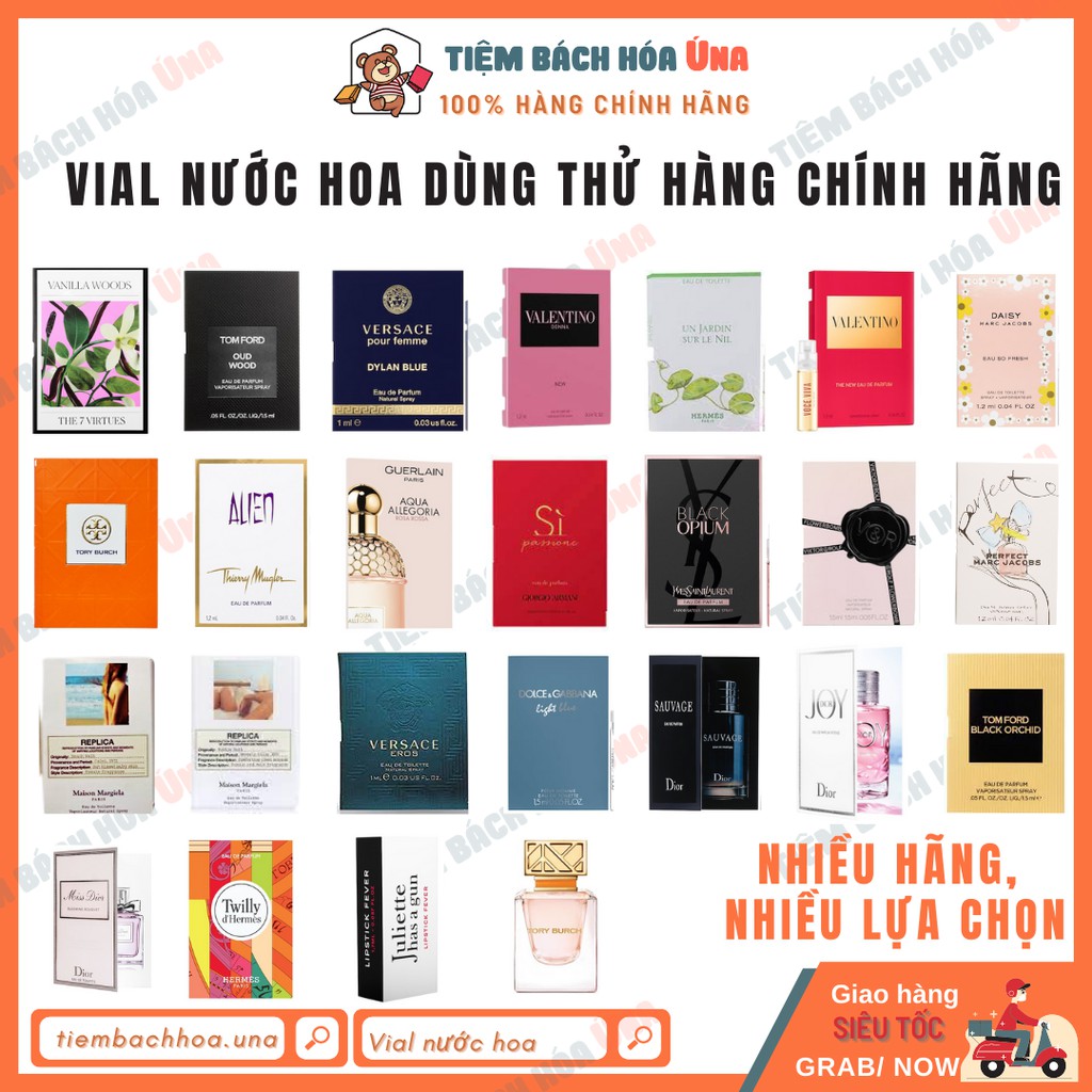 Vial nước hoa dùng thử chính hãng đồng giá hàng chính hãng