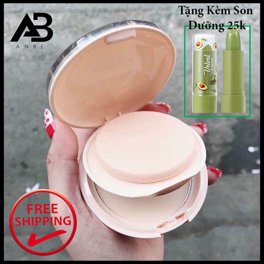 [CHUYÊN SỈ]Phấn Nền Phủ Kềm Dầu Khi Trang Điểm Agc Che Khuyết Điểm Anbe Tặng Kèm Son Dưỡng 25k