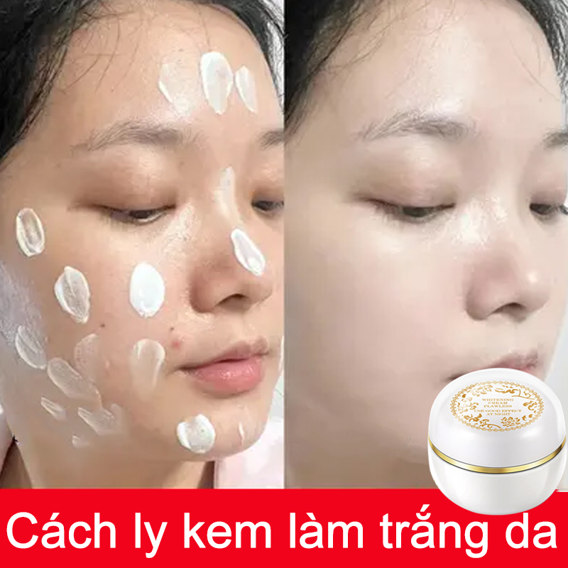 Kem làm trắng da trị mụn làm sáng da sửa chữa da xỉn màu và giữ ẩm kem dưỡng da phụ nữ lười biếng kem tố nhan.Che khuyết điểm tự nhiên / Dưỡng ẩm làm đẹp / Làm trắng và sáng da / Cấp nước dưỡng ẩm / không gây nhờn bóng 30g