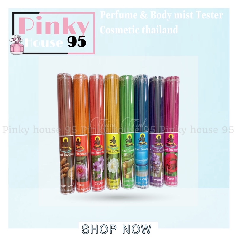 💥HOT💥 Nhang thơm Apai Incense bó 50 nén Thái Lan